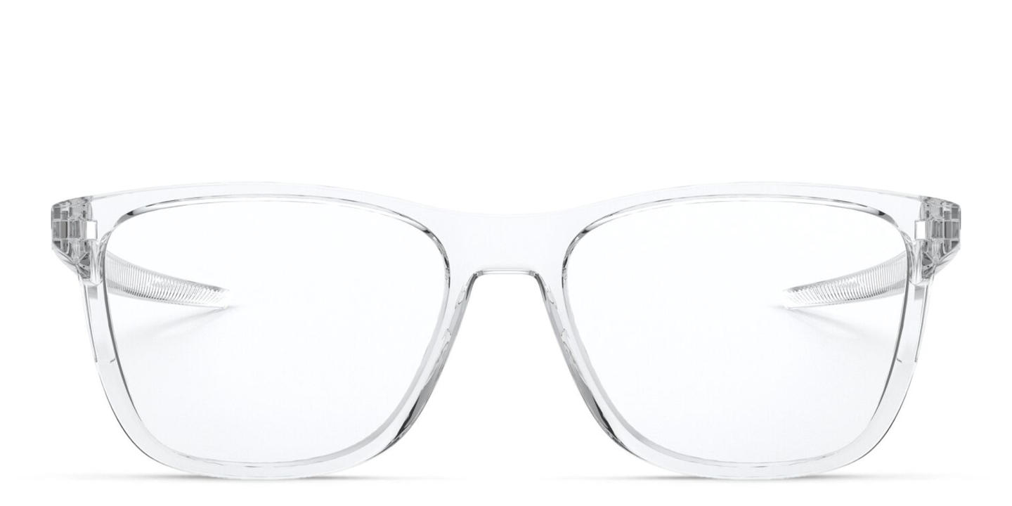 Oakley Centerboard Wide Square Eyeglasses in Polished Clear – Product Photo 0