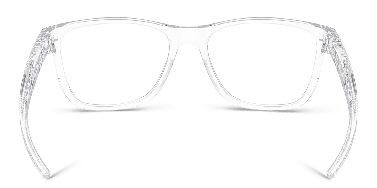 Oakley Centerboard Wide Square Eyeglasses in Polished Clear – Product Photo 3