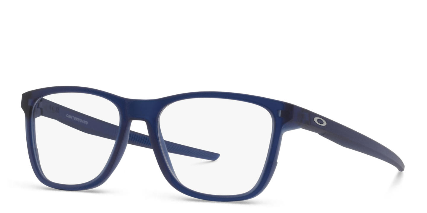 Oakley Wide Square Eyeglasses in Blue – Product Photo 1