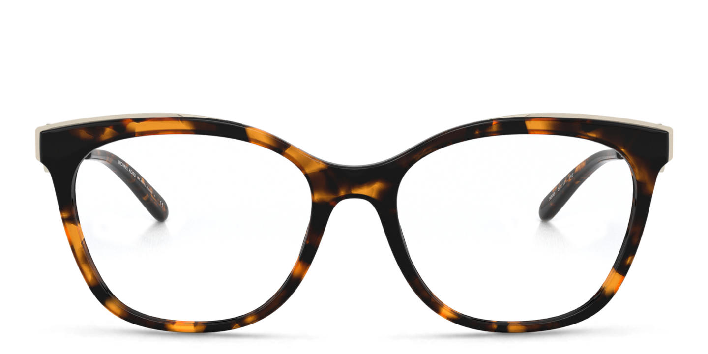 Shop Michael Kors Rome Square Eyeglasses in Tortoise online.