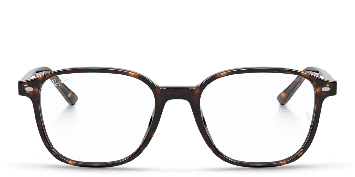 Ray-Ban Leonard Optics Unisex Square Eyeglasses in Havana – Product Photo 0