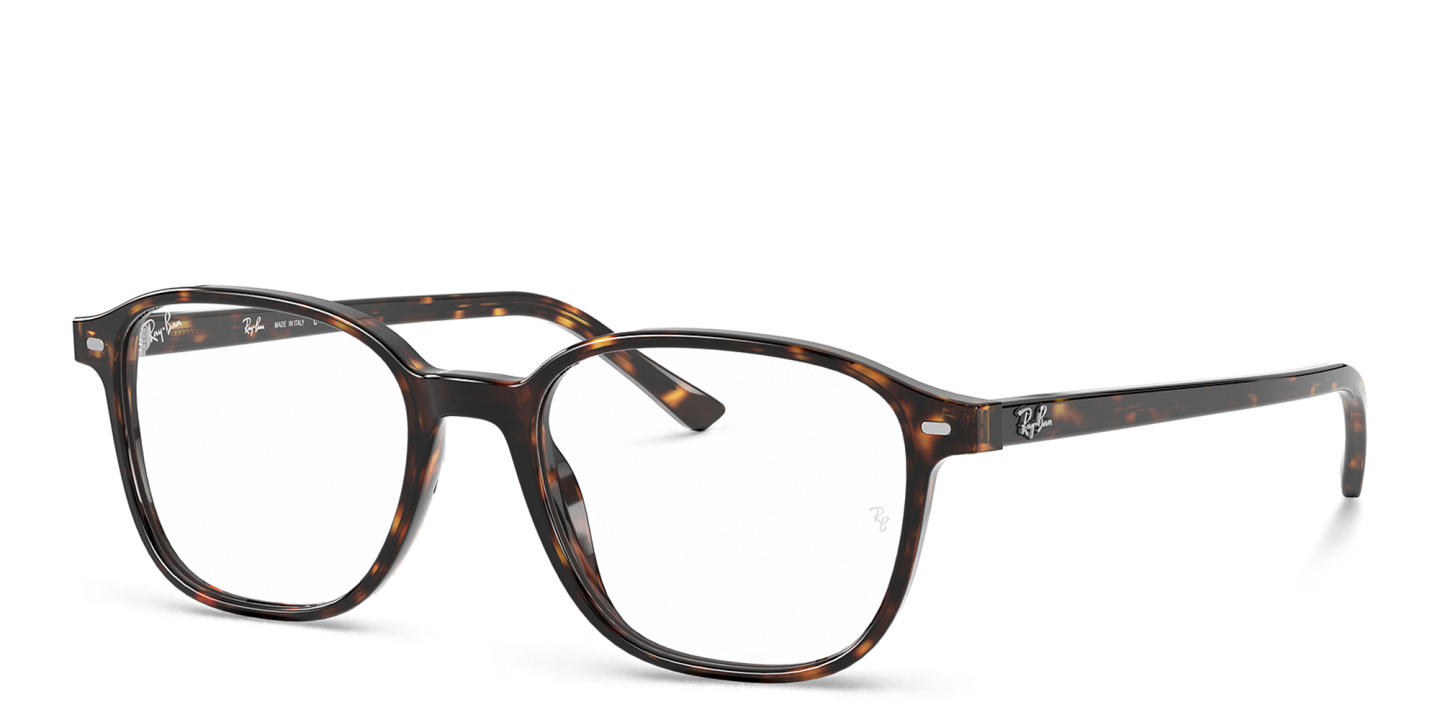 Ray-Ban Leonard Optics Unisex Square Eyeglasses in Havana – Product Photo 1