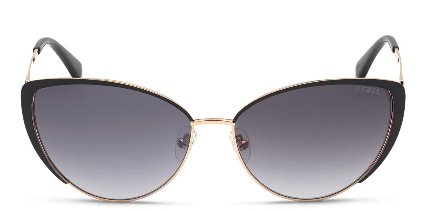 Guess Wide Cat-Eye Sunglasses in Black Gold – Product Photo 0