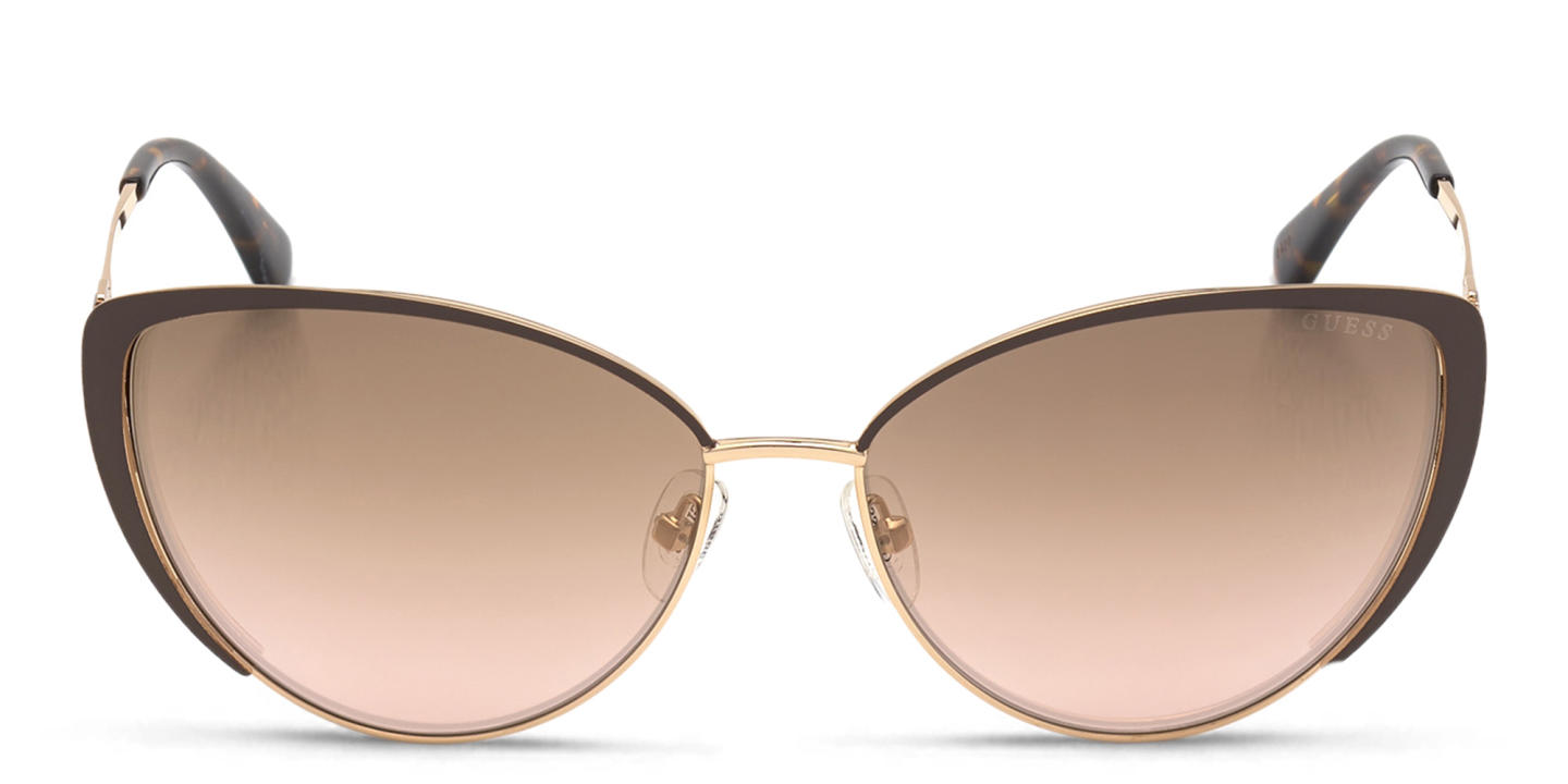 Guess Wide Cat-Eye Sunglasses in Brown – Product Photo 0