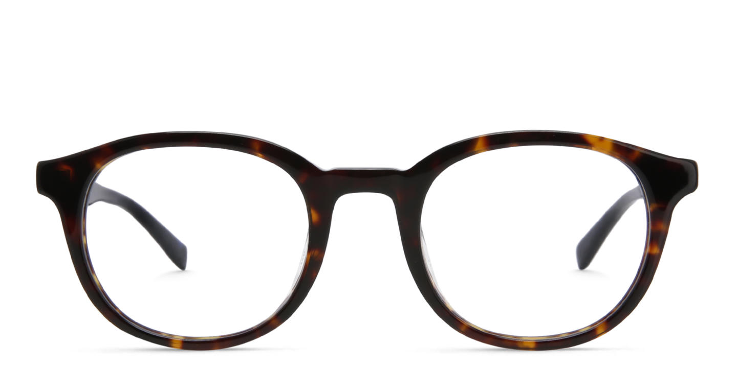 EYE'M Round Eyeglasses in Havana – Product Photo 0