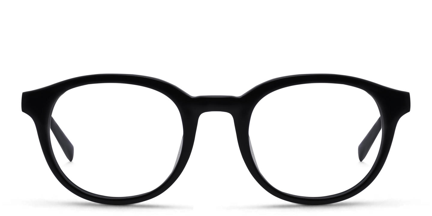 EYE'M Round Eyeglasses in Black – Product Photo 0