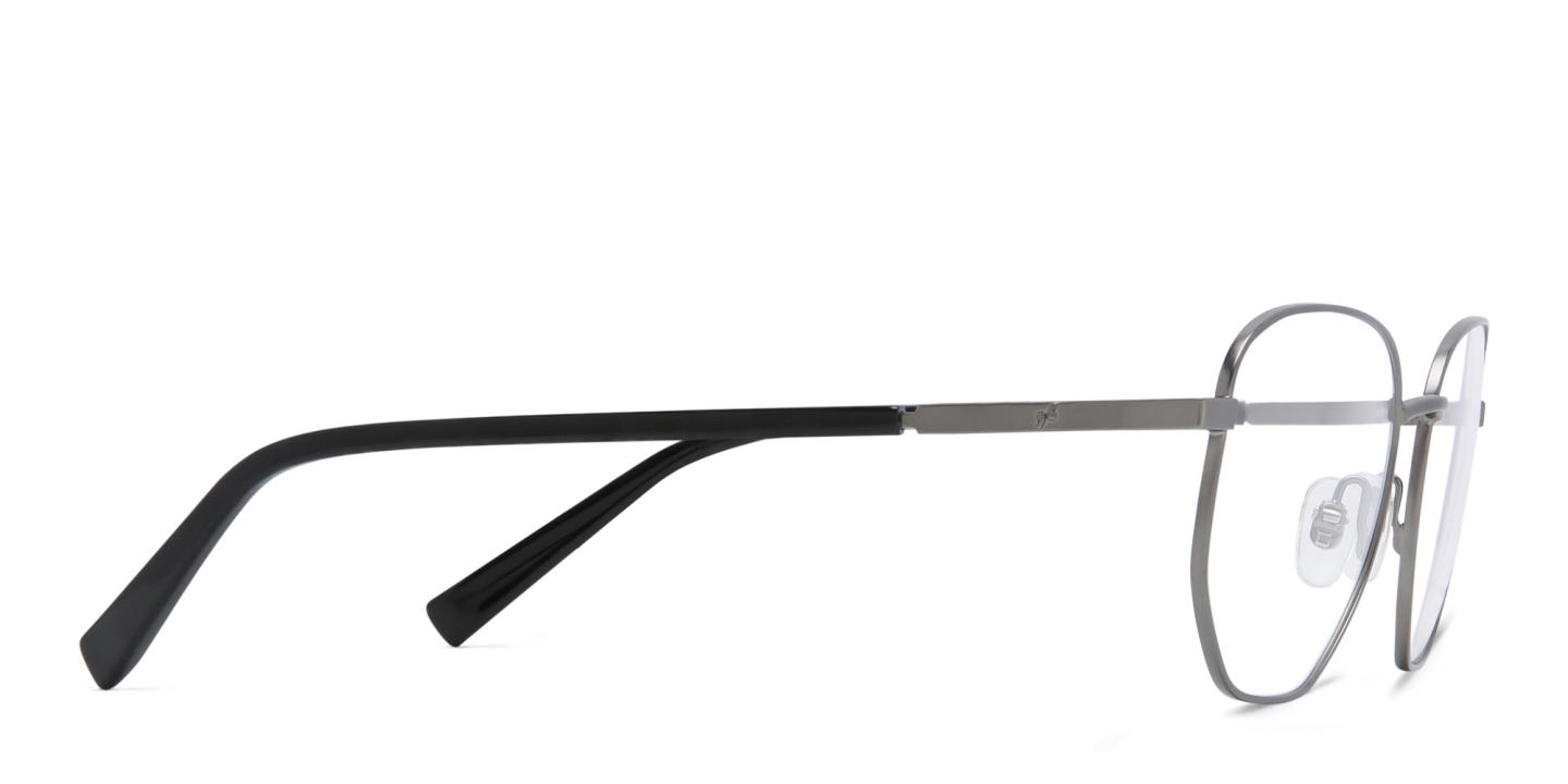 EYE'M Irregular Eyeglasses in Gunmetal – Product Photo 3