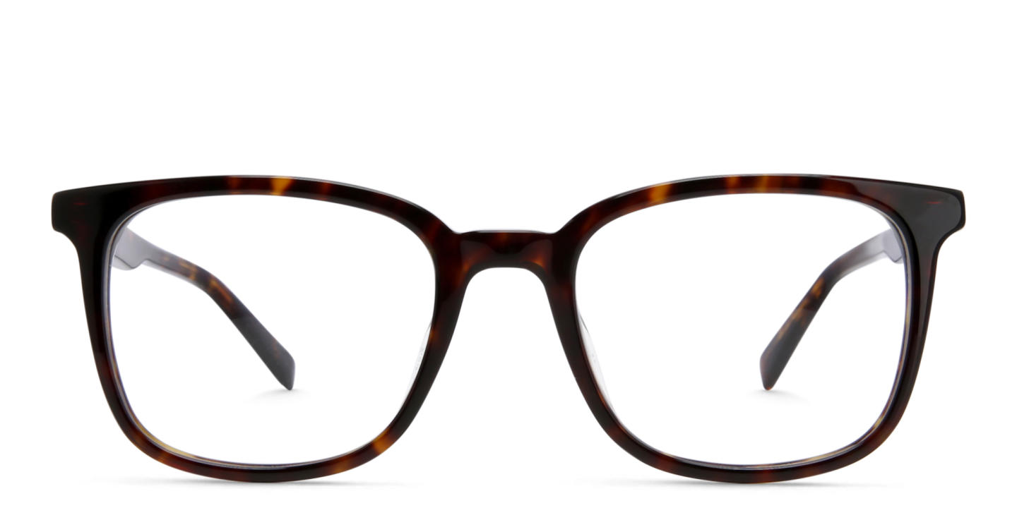 EYE'M Square Eyeglasses in Havana – Product Photo 0