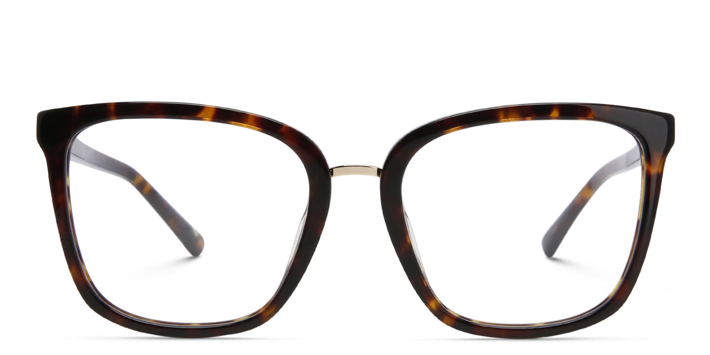 EYE'M Square Eyeglasses in Havana – Product Photo 0
