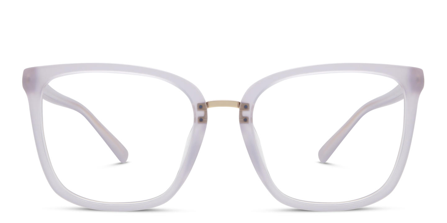 EYE'M Square Eyeglasses in Purple – Product Photo 0