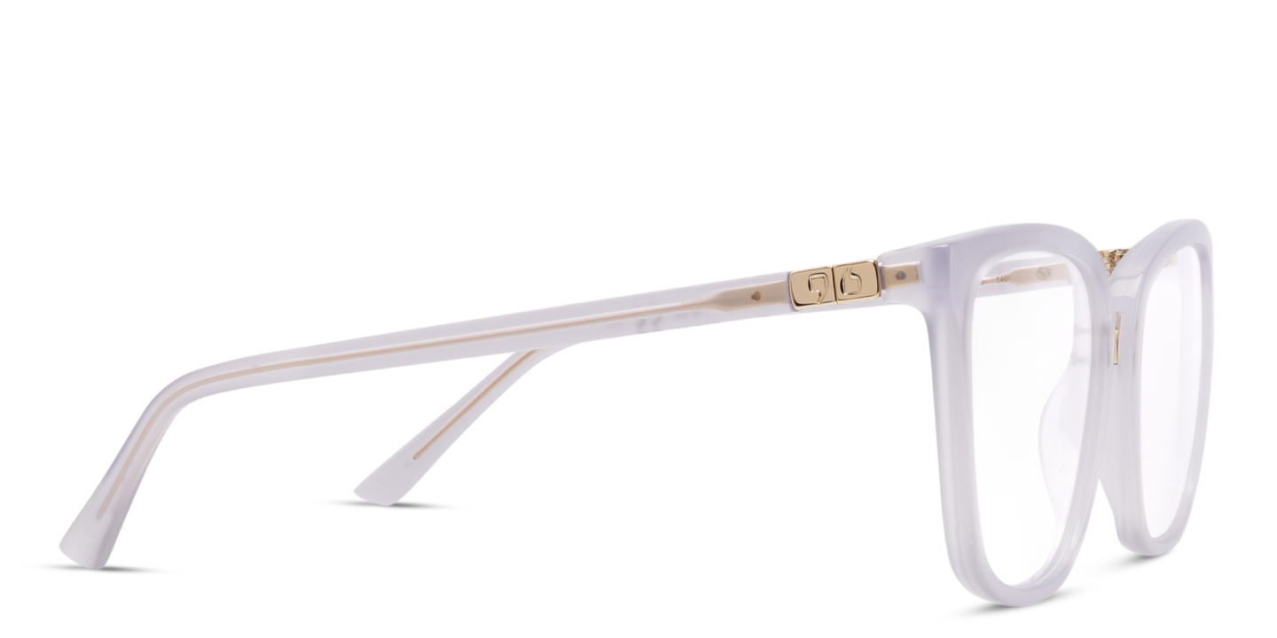 EYE'M Square Eyeglasses in Purple – Product Photo 3