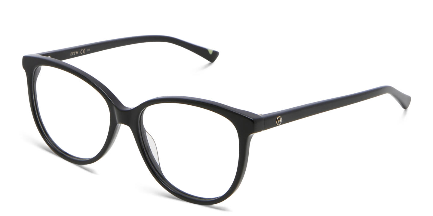Shop EYE'M Cat Eye Eyeglasses in Black online.