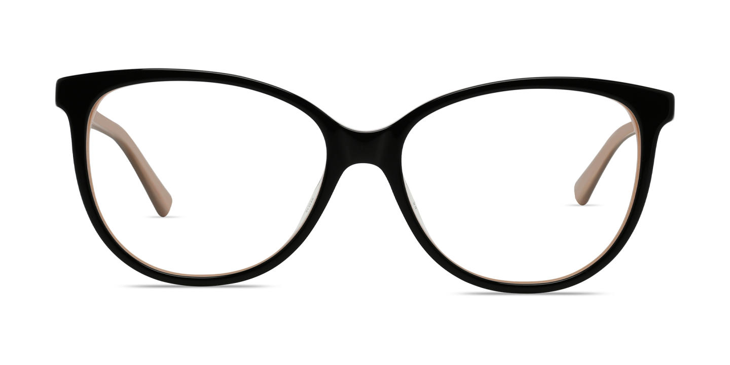 Shop EYE'M Cat-Eye Eyeglasses in Double Layer Black online.