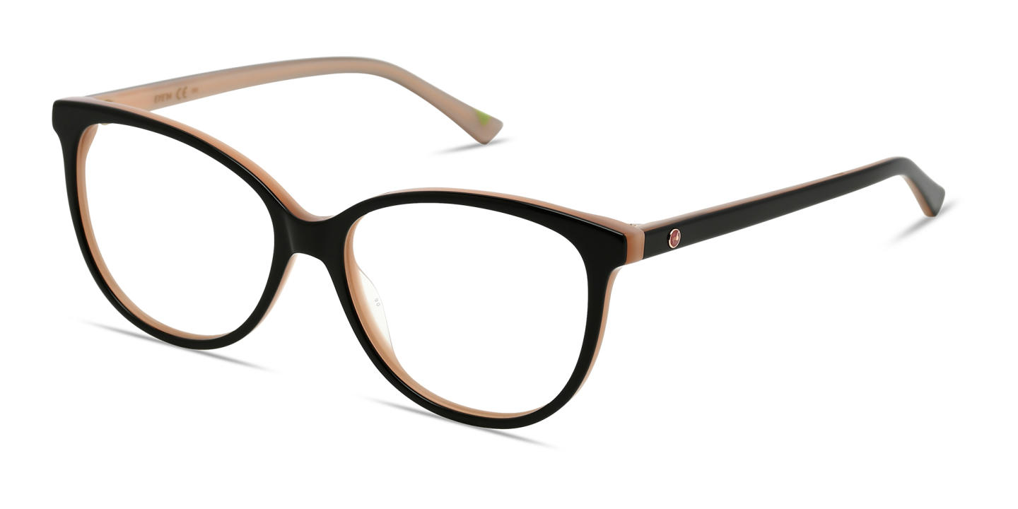 Shop EYE'M Cat-Eye Eyeglasses in Double Layer Black online.