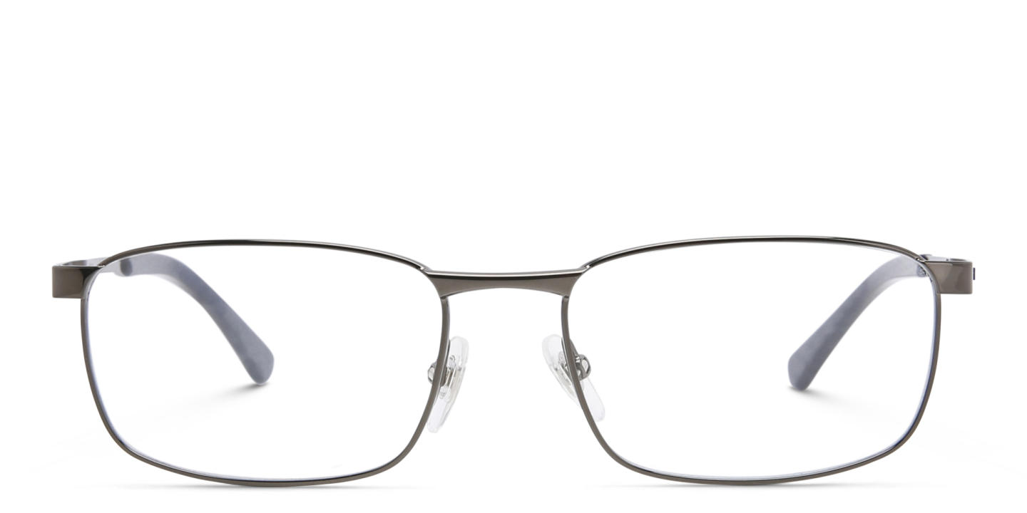 Shop EYE'M Rectangle Eyeglasses in Gunmetal online.