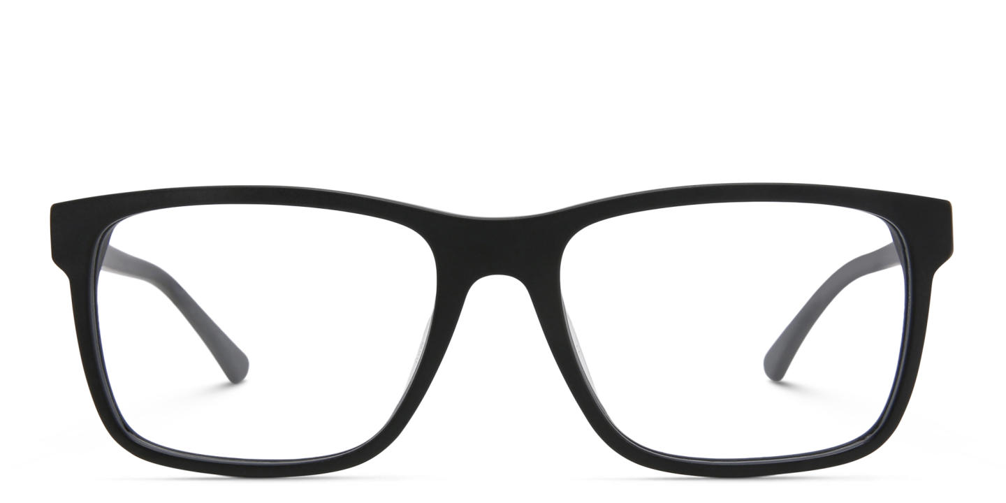 EYE'M Rectangle Eyeglasses in Black – Product Photo 0