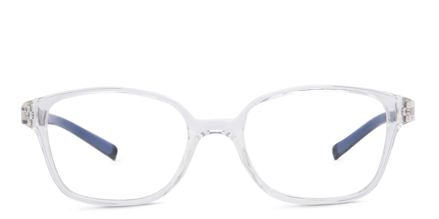 EYE'M Kids Rectangle Eyeglasses in Clear – Product Photo 0