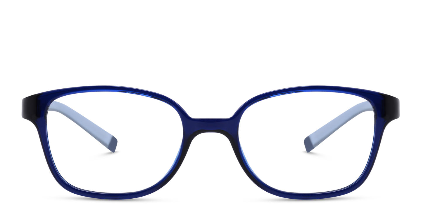 EYE'M Kids Rectangle Eyeglasses in Dark Blue – Product Photo 0