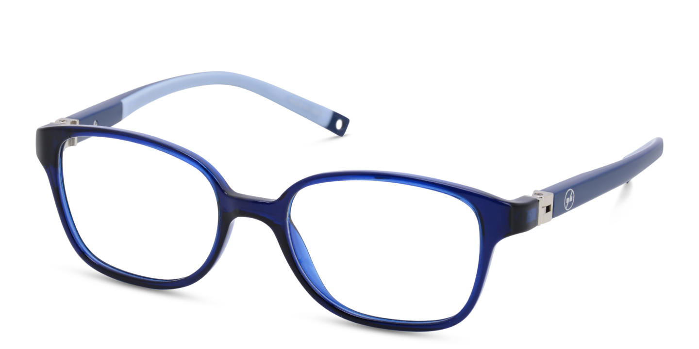 EYE'M Kids Rectangle Eyeglasses in Dark Blue – Product Photo 1