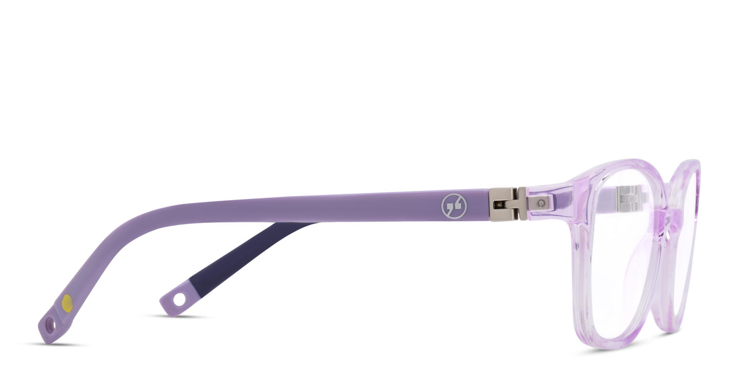 EYE'M Kids Rectangle Eyeglasses in Purple – Product Photo 2