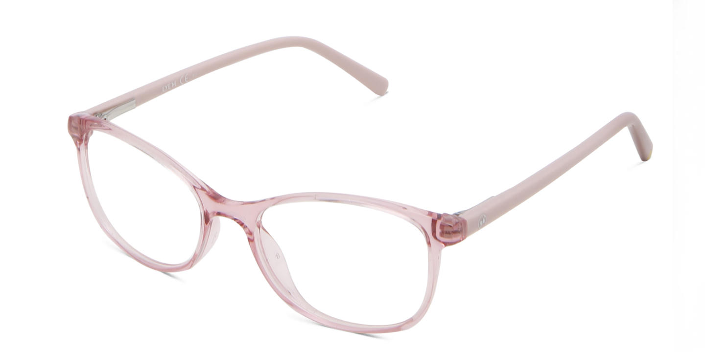 EYE'M Kids Cat Eye Eyeglasses in Pink – Product Photo 1