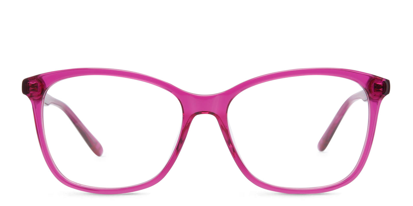 EYE'M Kids Square Eyeglasses in Pink – Product Photo 0