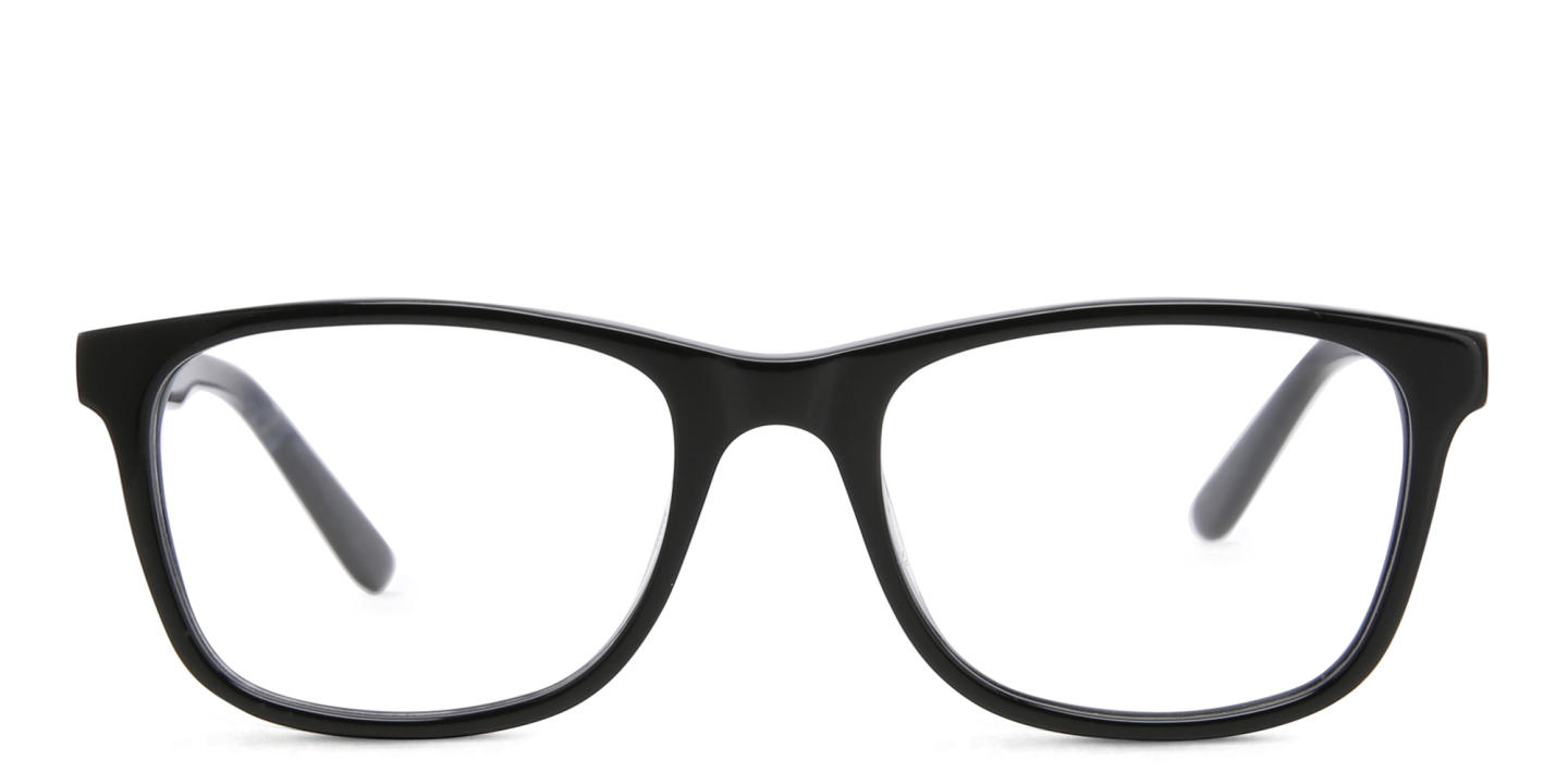 EYE'M Kids Rectangle Eyeglasses in Black – Product Photo 0