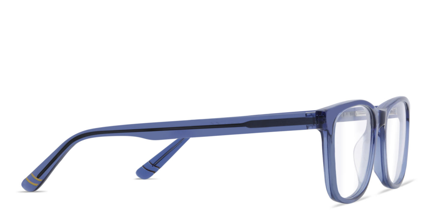 EYE'M Kids Rectangle Eyeglasses in Blue – Product Photo 2