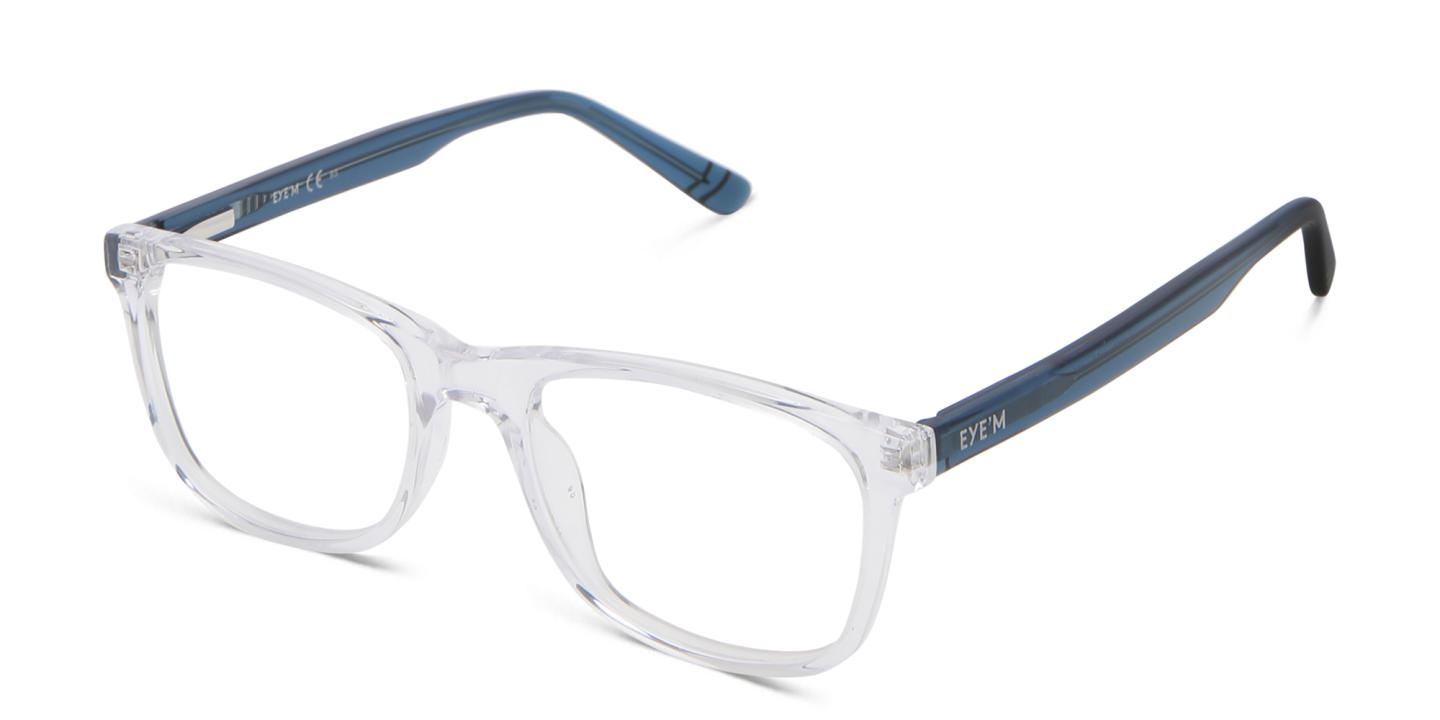 EYE'M Kids Rectangle Eyeglasses in Clear – Product Photo 1