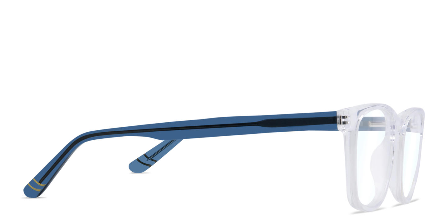 EYE'M Kids Rectangle Eyeglasses in Clear – Product Photo 2