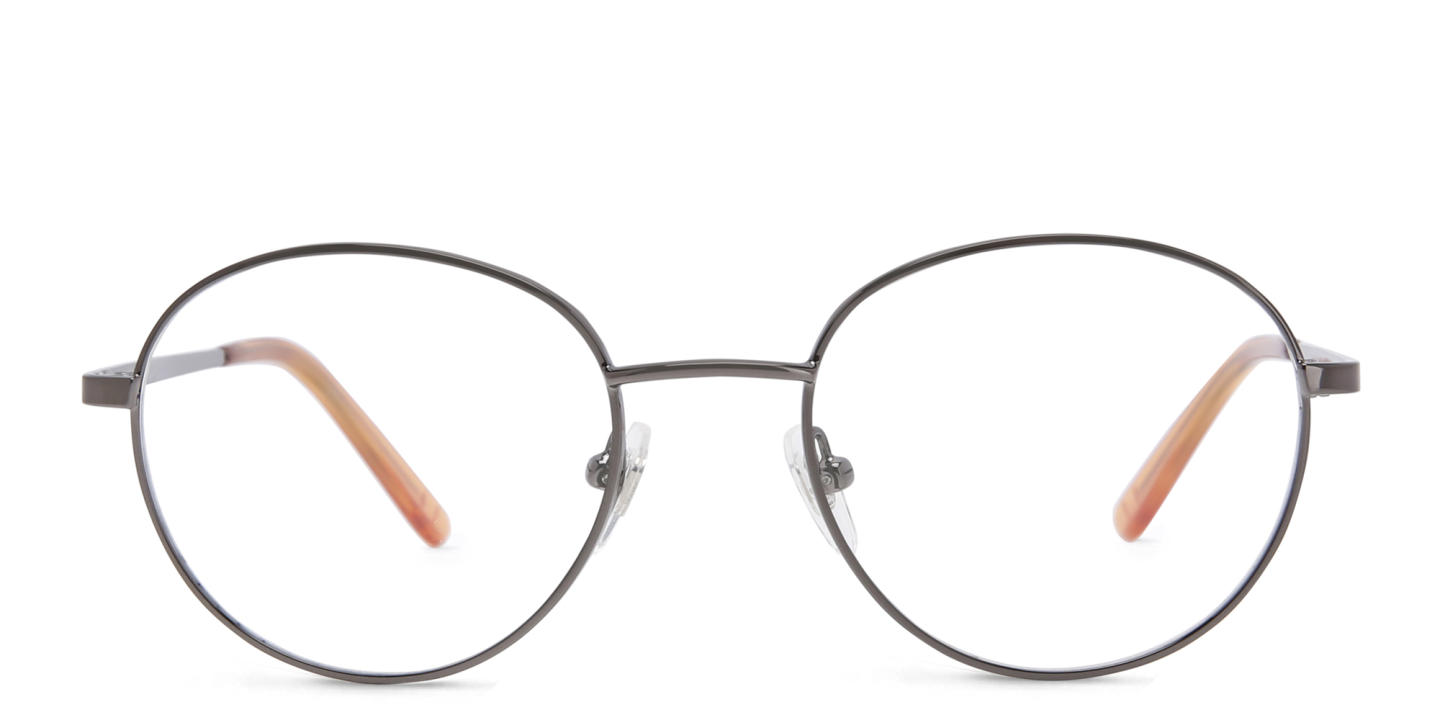 EYE'M Kids Round Eyeglasses in Grey – Product Photo 0