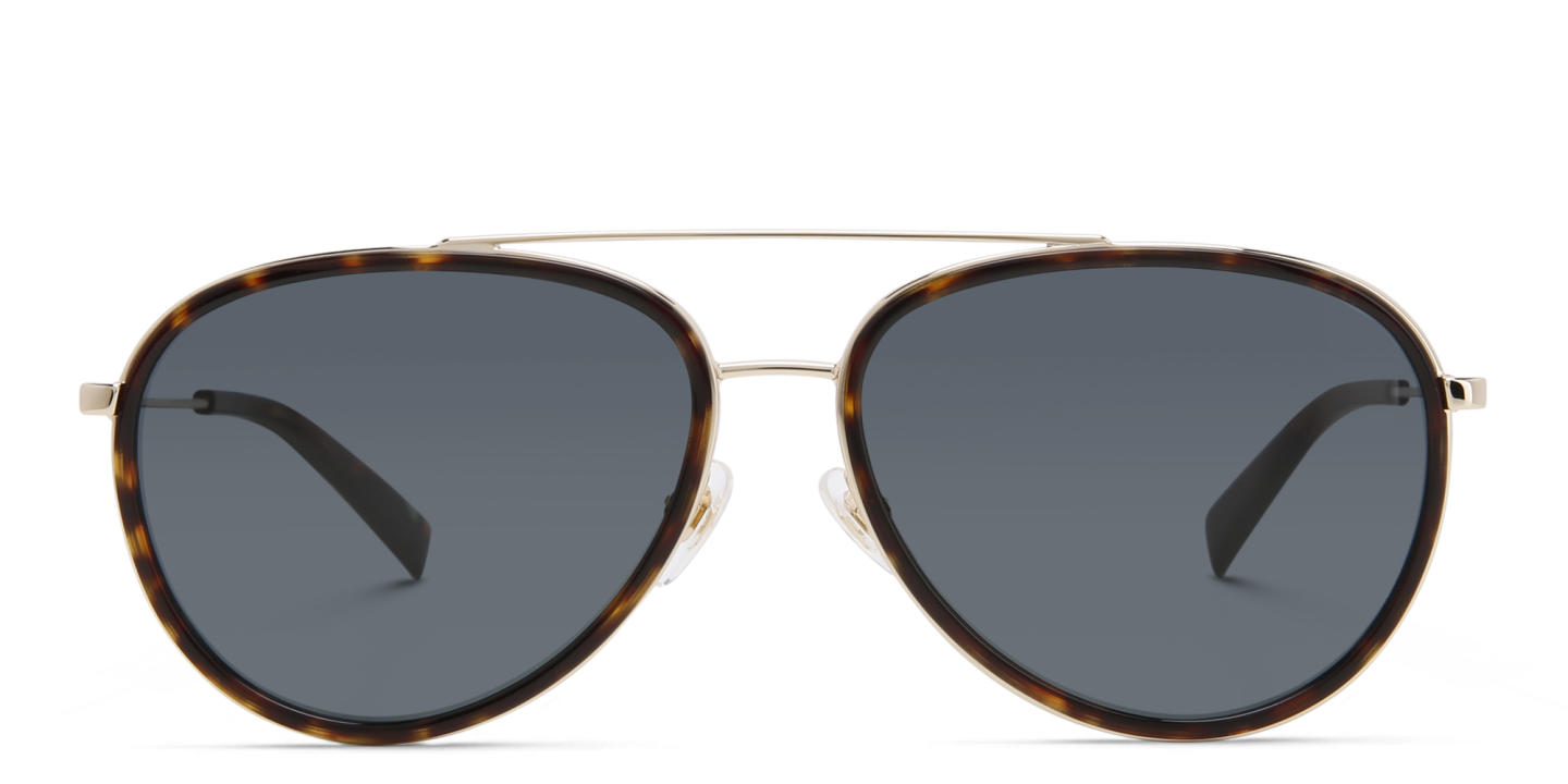 Shop EYE'M Unisex Aviator Sunglasses in Havana online.