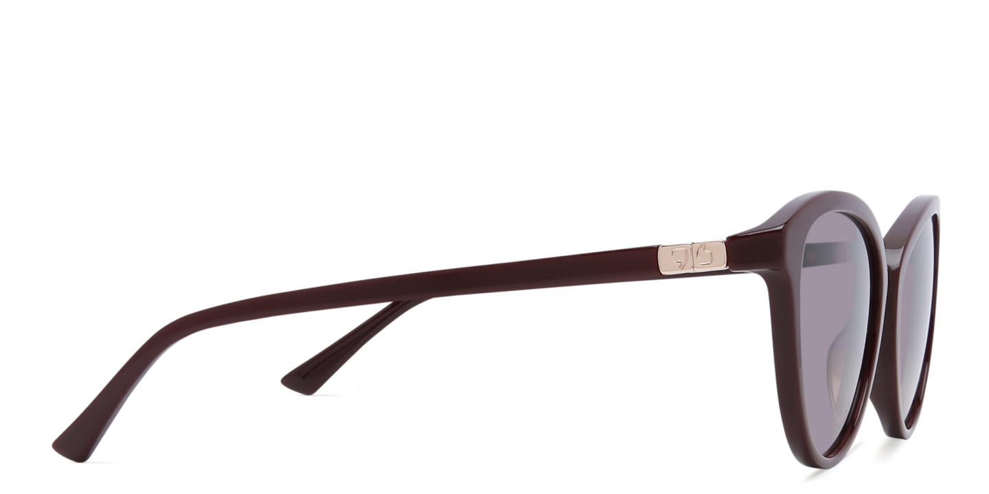 EYE'M Cat Eye Sunglasses in Red – Product Photo 3