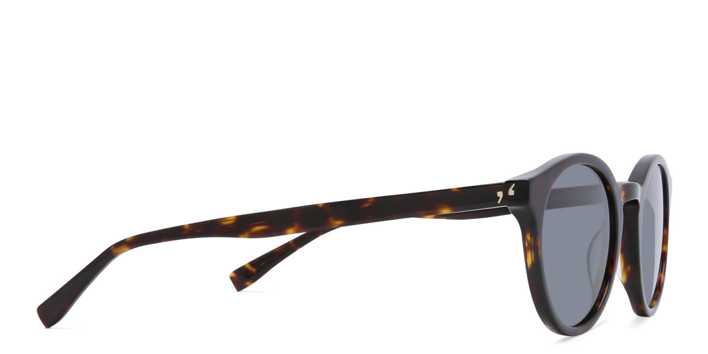 Shop EYE'M Round Sunglasses in Havana online.
