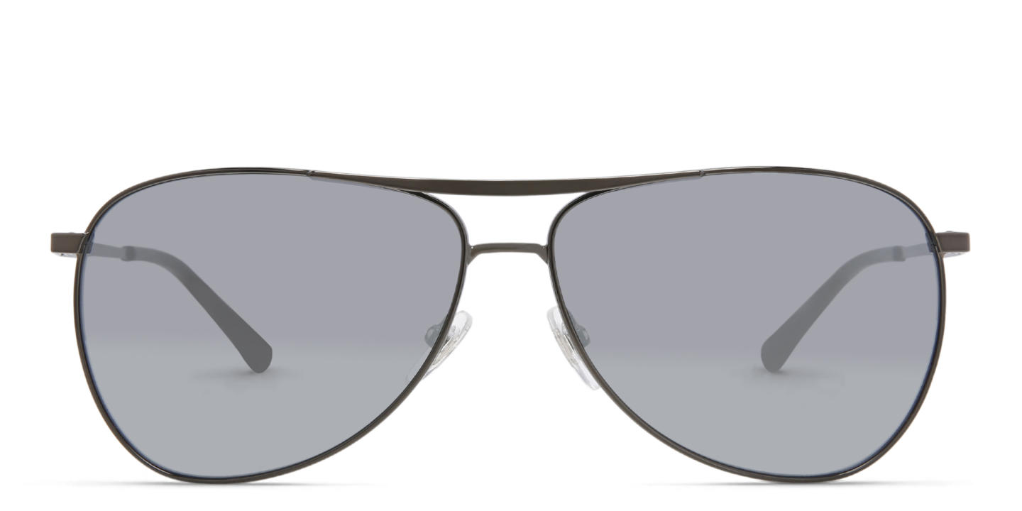 EYE'M Wide Aviator Sunglasses in Gunmetal – Product Photo 0