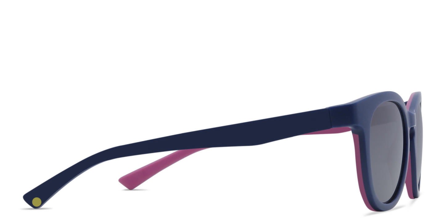 تسوق نظارة شمسية بإطار دائري للأطفال EYE'M بلون أزرق أونلاين.