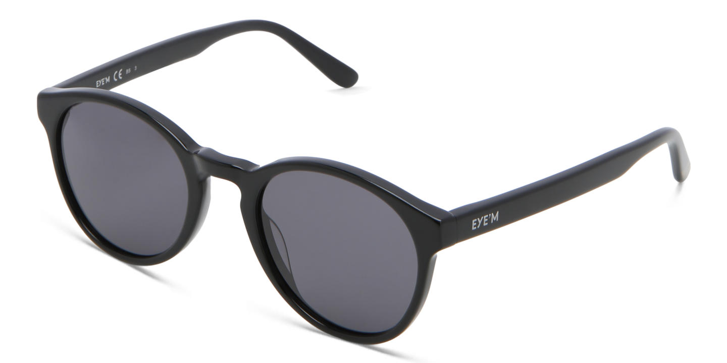 Shop EYE'M Kids Round Sunglasses in Black online.