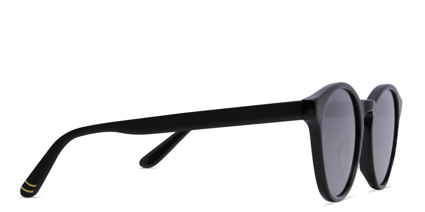 Shop EYE'M Kids Round Sunglasses in Black online.