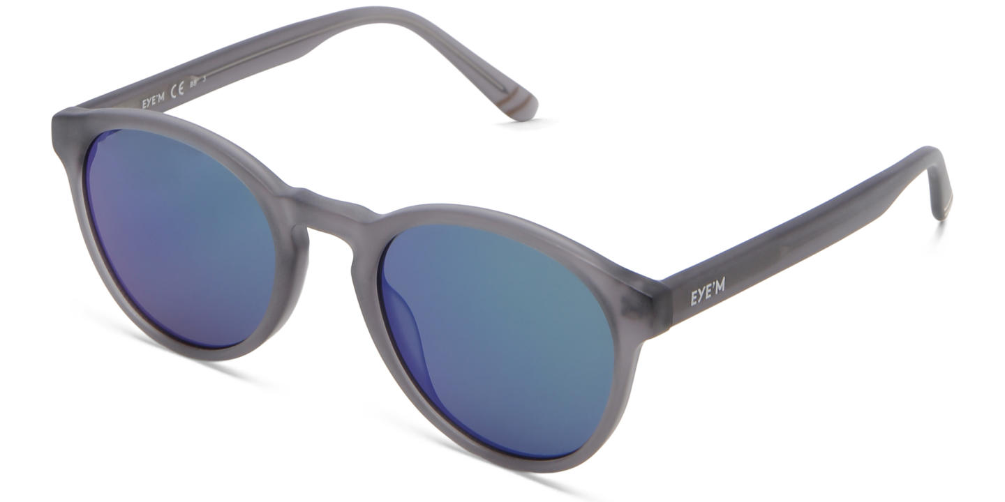 Shop EYE'M Kids Round Sunglasses in Grey online.