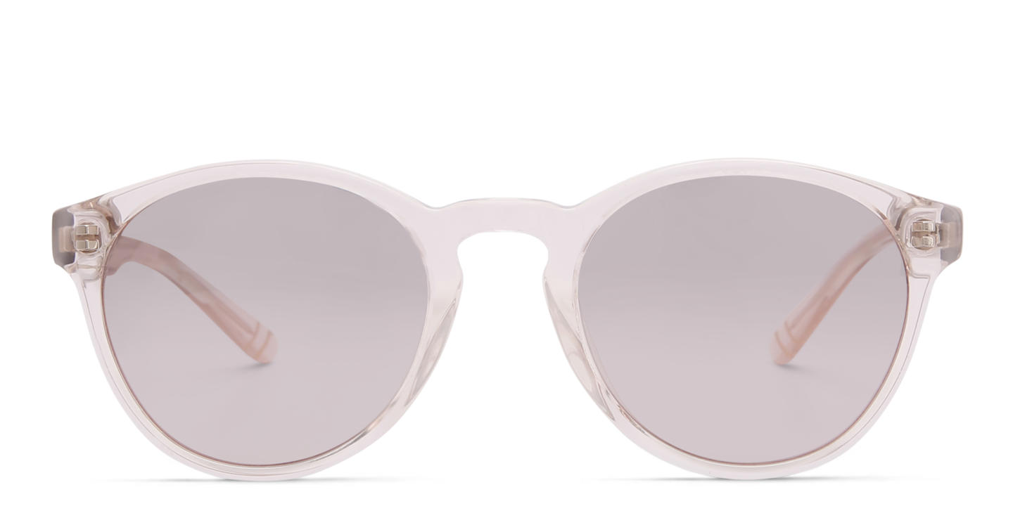 Shop EYE'M Kids Round Sunglasses in Nude online.
