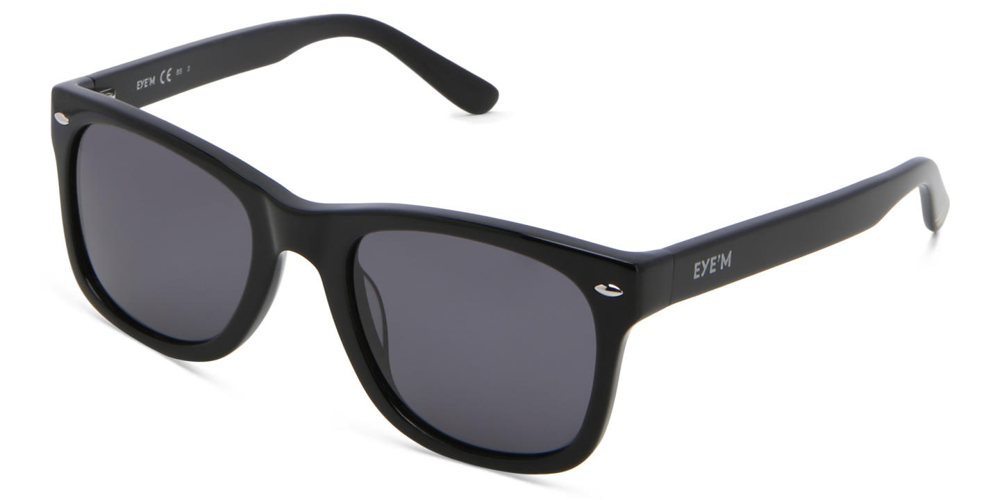 Shop EYE'M Kids Square Sunglasses in Black online.