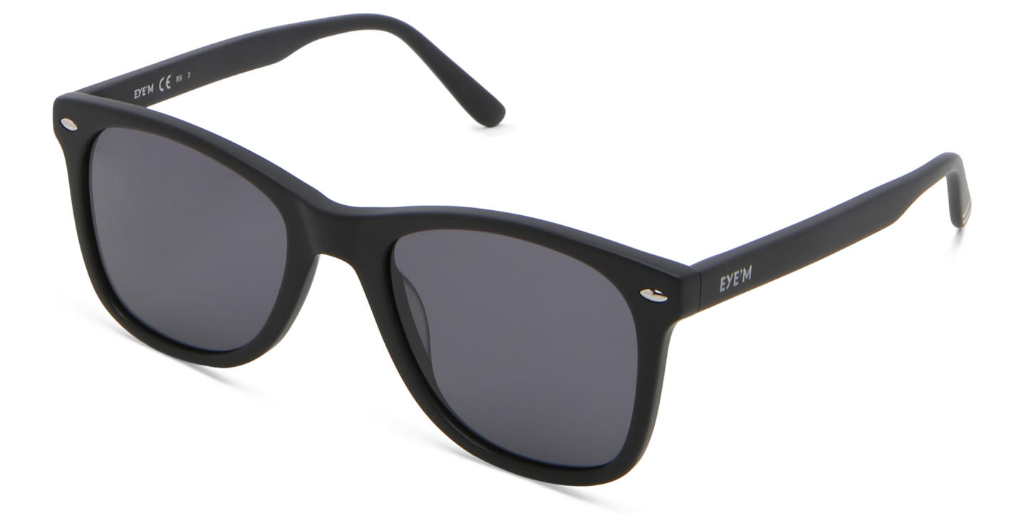 Shop EYE'M Kids Square Sunglasses in Black online.