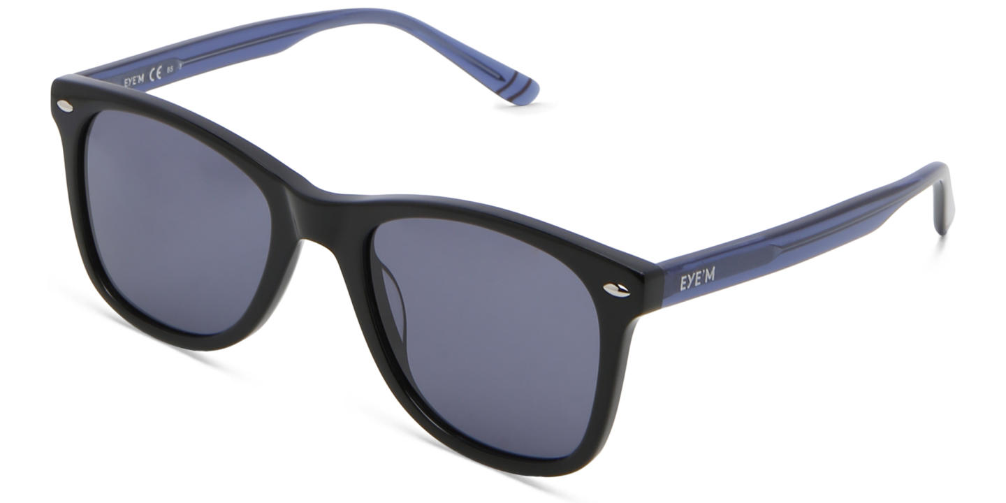 Shop EYE'M Kids Square Sunglasses in Black online.