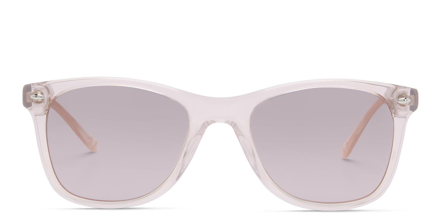 Shop EYE'M Kids Square Sunglasses in Nude online.
