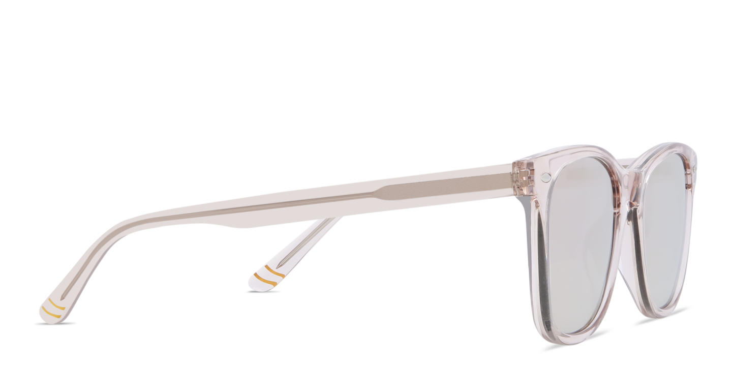 Shop EYE'M Kids Square Sunglasses in Nude online.