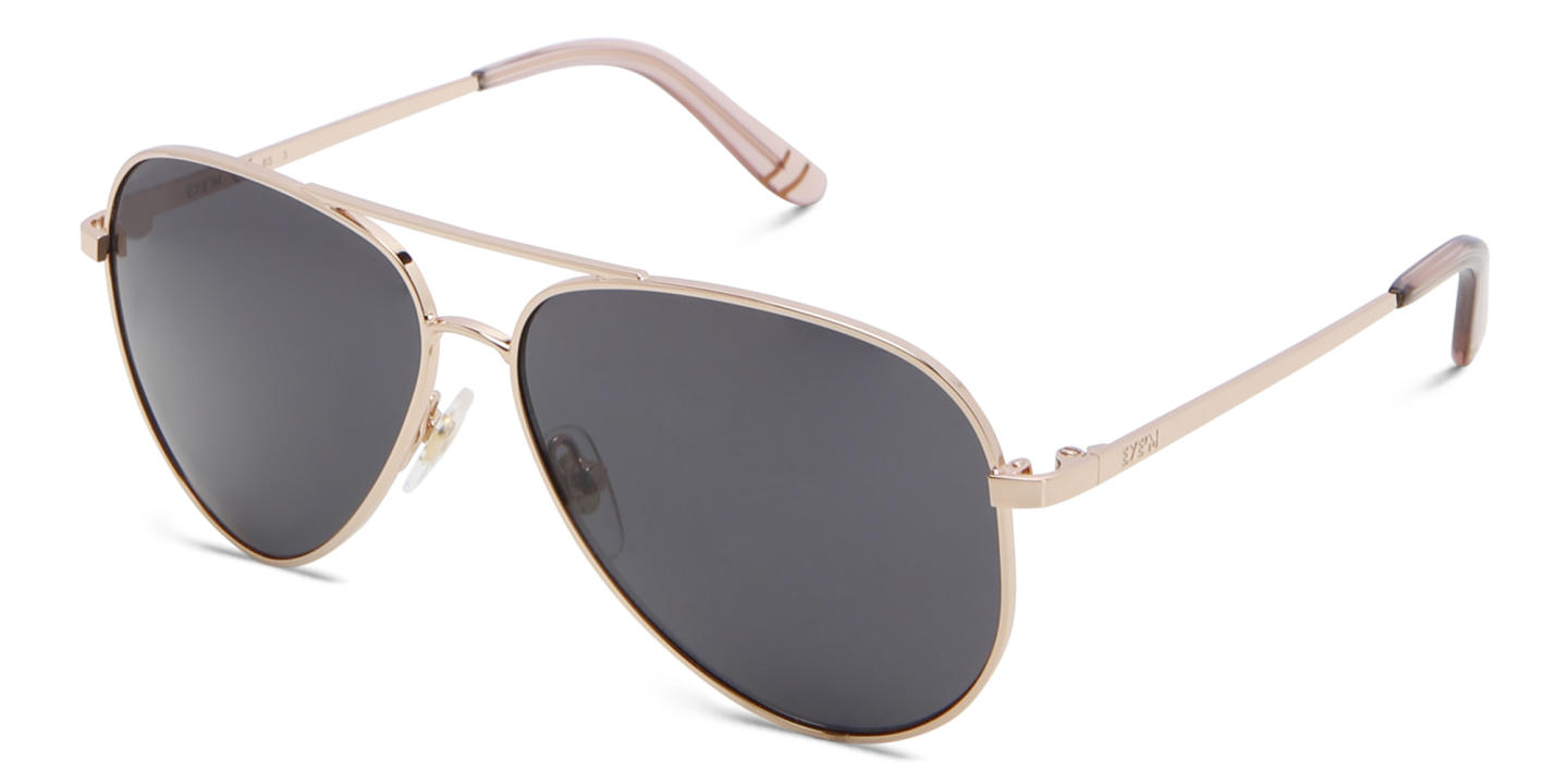 Shop EYE'M Kids Aviator Sunglasses in Gold online.