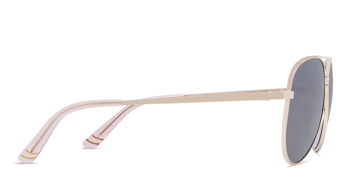 Shop EYE'M Kids Aviator Sunglasses in Gold online.