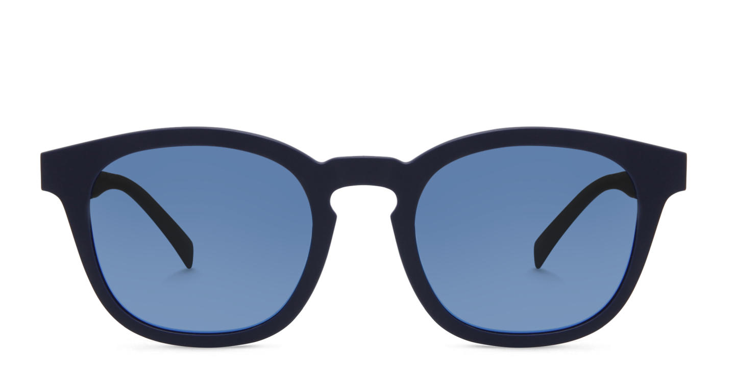 EYE'M Square Eyeglasses in Black – Product Photo 4