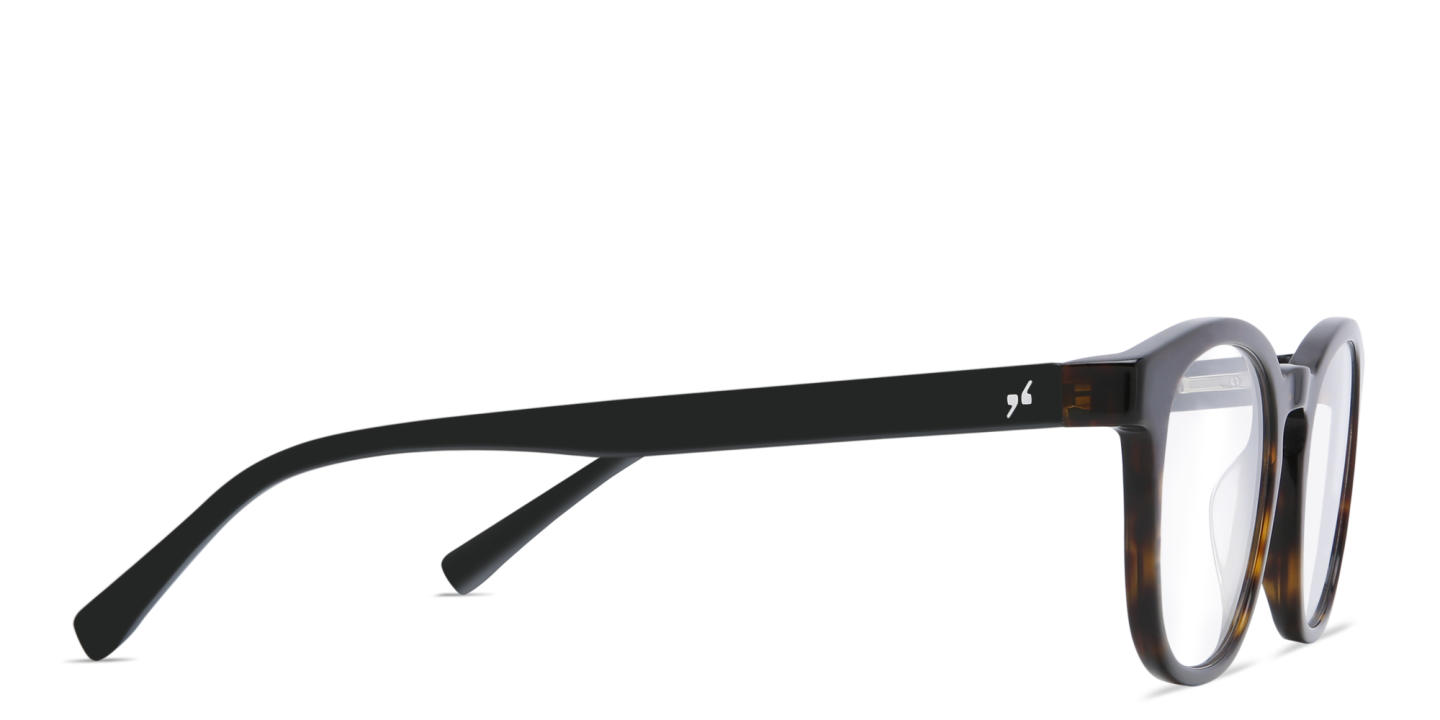 EYE'M Square Eyeglasses in Havana – Product Photo 3