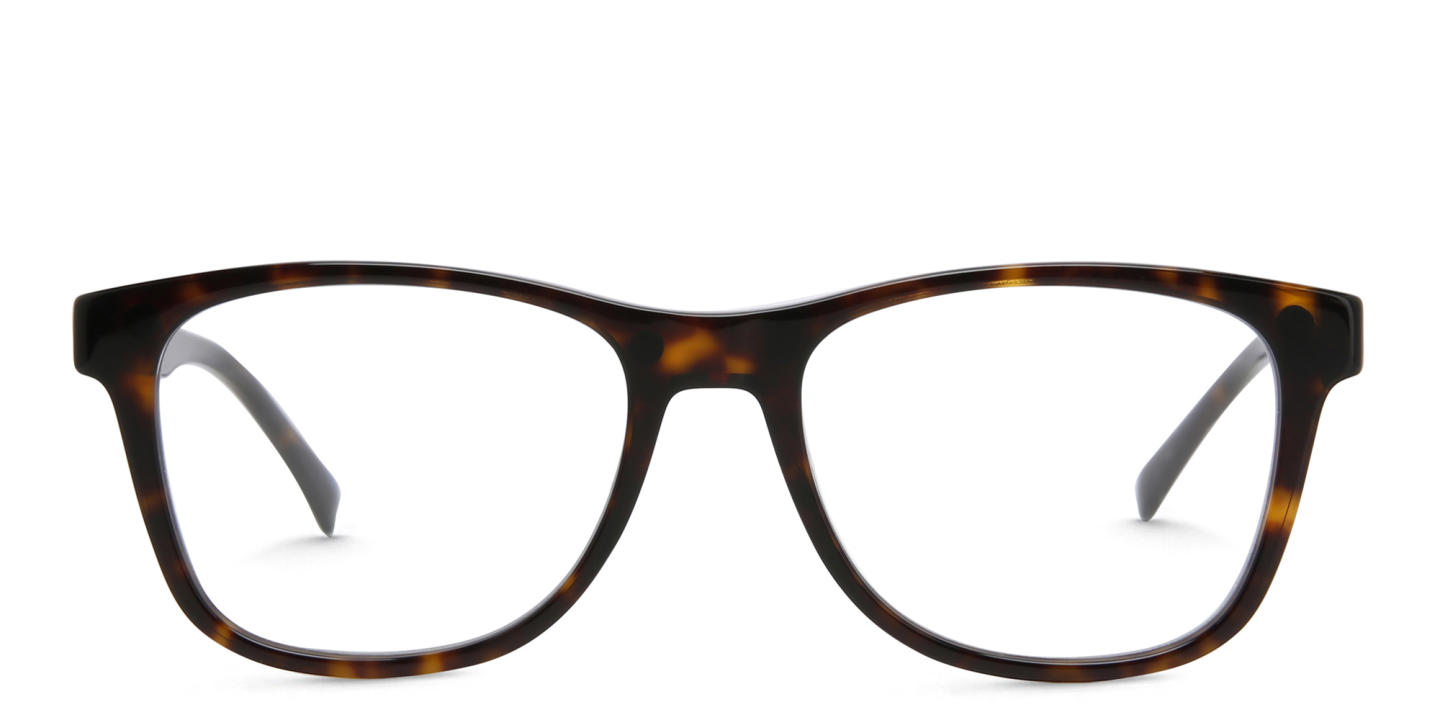 Shop EYE'M Square Eyeglasses in Havana online.
